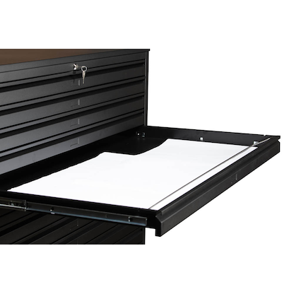 Artikelbild 6 für Gürkan Planschrank schwarz 10 Schubladen 140,0 x 95,0 x 105,0 cm, Artikelnummer 564620