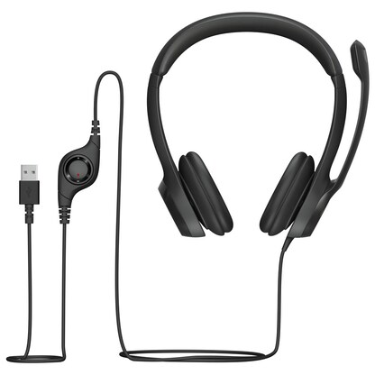 Artikelbild 2 für Logitech H390 USB-Headset schwarz, Artikelnummer 585109
