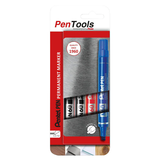 Artikelbild 1 für Pentel PenTool N50XL-PRO1AEU Permanentmarker farbsortiert 1,5 - 7,0 mm, 4 St., Artikelnummer 860967