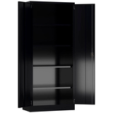 Artikelbild 1 für ClassiX Metallschrank X-530339 tiefschwarz 80,0 x 38,0 x 180,0 cm, aufgebaut, Artikelnummer 184727