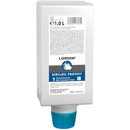 Artikelbild für LORDIN® DIRT&OIL PROTECT Hautschutzcreme 1,0 l, Artikelnummer 411979