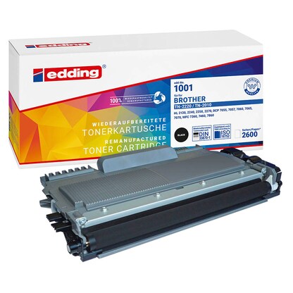 Artikelbild 18 für edding EDD-1001 schwarz Toner kompatibel zu brother TN-2010/TN-2210/TN-2220, Artikelnummer 111484