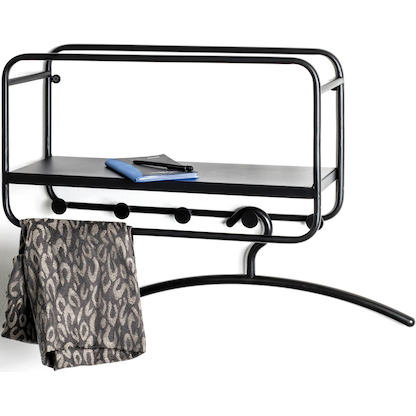 Artikelbild 10 für HAKU Möbel Wandgarderobe 23506 schwarz Metall 5 Haken 45,0 x 25,0 cm, Artikelnummer 491557