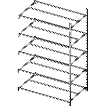 Artikelbild 6 für Manorga Anbau-Weitspannregal AAZ2015605NS00014 lichtgrau, graphitgrau 150,0 x 60,0 x 200,0 cm, Artikelnummer 883104