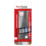 Artikelbild 1 für Pentel PenTools N50-PRO4ABCEU Permanentmarker farbsortiert 3,0 mm, 4 St., Artikelnummer 860971