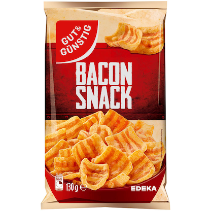 Artikelbild 15 für GUT&GÜNSTIG BACON SNACK Chips 130,0 g, Artikelnummer 708006