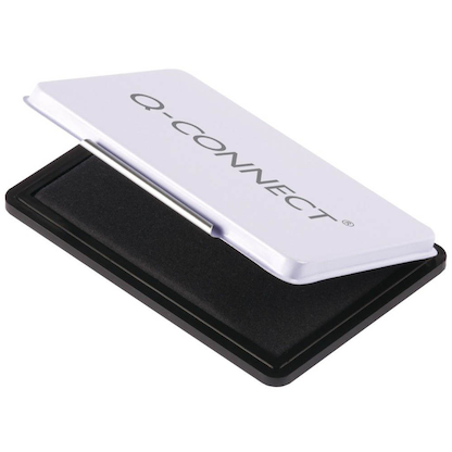 Artikelbild für Q-CONNECT Stempelkissen schwarz 9,0 x 5,5 cm, Artikelnummer 909832