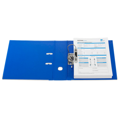 Artikelbild 6 für office discount Ordner blau Kunststoff 8,0 cm DIN A4, Artikelnummer 501551