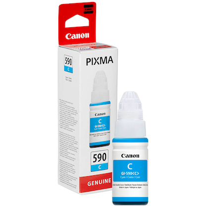 Artikelbild 5 für Canon GI-590 BK/C/M/Y schwarz, cyan, magenta, gelb Tintenflaschen, 4er-Set, Artikelnummer 336877