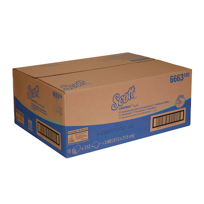 Artikelbild 3 für Scott® Papierhandtücher 6663 CONTROL Interfold-Falzung 1-lagig 3.360 Tücher, Artikelnummer 202616