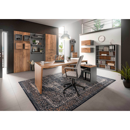 Artikelbild 8 für röhr Schiebetürenschrank quantum, 180/3D6/6120-85-R1 grau, eiche 2 Fachböden 120,0 x 41,9 x 112,5 cm, Artikelnummer 722171