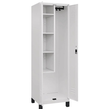 Artikelbild für CP Putzmittelschrank Classic Plus 080110-00 S10014 verkehrsweiß 60,0 x 50,0 x 195,0 cm, aufgebaut, Artikelnummer 174999