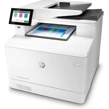 Artikelbild 3 für HP Color LaserJet Enterprise M480f 4 in 1 Farblaser-Multifunktionsdrucker weiß, Artikelnummer 429161