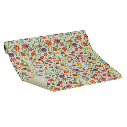 Artikelbild 4 für JUNG SCHÖNER VERPACKEN Geschenkpapier aus Graspapier Blumen mehrfarbig, 20,0 m, Artikelnummer 386054