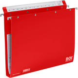 Artikelbild 1 für BOI Patienten-Dokumentations-Hängemappe 4-Ringe Economy Click-Line rot Boden: 3,0 cm, Artikelnummer 666832