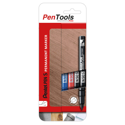 Artikelbild 20 für Pentel PenTools N50S-PRO4ABCEU Permanentmarker farbsortiert 1,0 mm, 4 St., Artikelnummer 861029
