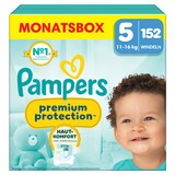 Artikelbild 1 für Pampers® Windeln Monatsbox premium protection™ Größe Gr.5 (11-16 kg) für Babys und Kleinkinder, 152 St., Artikelnummer 179149
