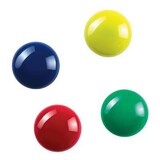 Artikelbild 1 für Zeller Magnete farbsortiert, Kunststoff Ø 2,0 x 0,9 cm, 12 St., Artikelnummer 794446