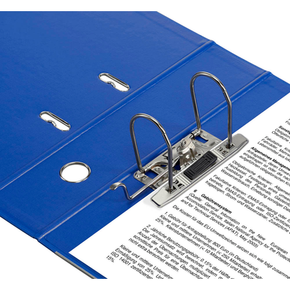 Artikelbild 5 für office discount Ordner blau Kunststoff 8,0 cm DIN A4, Artikelnummer 501551