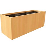 Artikelbild 1 für fm Pflanzkübel Plant Holz buche rechteckig 106,2 x 40,0 cm, Artikelnummer 269064