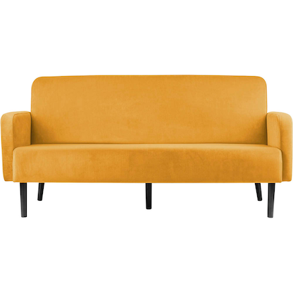 Artikelbild für meet powered by PAPERFLOW 3-Sitzer Sofa LISBOA safran schwarz Stoff, 1 St., Artikelnummer 851044