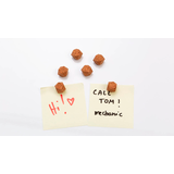 Artikelbild 1 für ALLboards Polyeder Magnet braun, Kork 1,5 x 1,5 cm, 6 St., Artikelnummer 503456