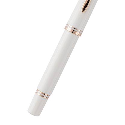 Artikelbild 5 für Pelikan Souverän M600 Kolbenfüller weiß/rose-gold F (fein), Artikelnummer 688749