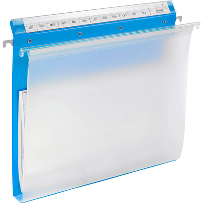 Artikelbild 2 für BOI Patienten-Dokumentations-Hängemappe 2-Ringe Click 2 Stationär blau Boden: 2,5 cm, Artikelnummer 666794