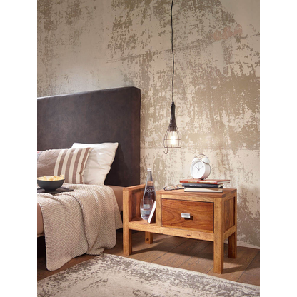 Artikelbild 6 für WOHNLING Nachttisch Massivholz sheesham 60,0 x 30,0 x 40,0 cm, Artikelnummer 904694