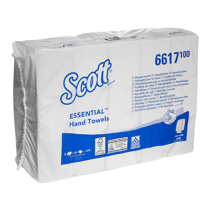 Artikelbild 3 für Scott® Papierhandtücher 6617 ESSENTIAL Interfold-Falzung 1-lagig 5.100 Tücher, Artikelnummer 939272