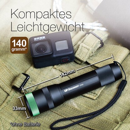 Artikelbild 16 für GP CR42 LED Taschenlampe schwarz, Artikelnummer 337164