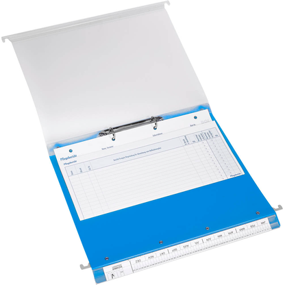 Artikelbild 6 für BOI Patienten-Dokumentations-Hängemappe 2-Ringe Click 2 Stationär blau Boden: 2,5 cm, Artikelnummer 666794