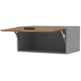 Artikelbild 1 für röhr Wandregal quantum grau, eiche 80,0 x 41,9 x 36,0 cm, Artikelnummer 722492