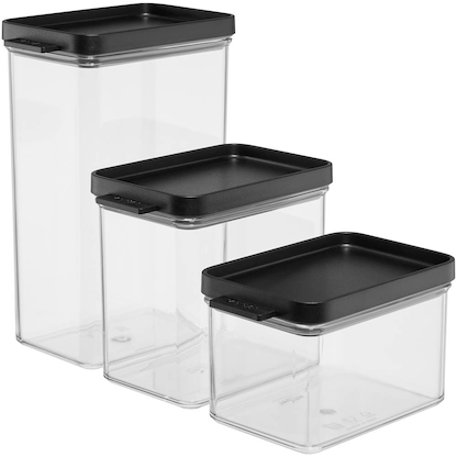 Artikelbild 8 für MEPAL Vorratsdosen-Set Omnia schwarz 0,7/1,1/2,0 l, 1 Set, Artikelnummer 434278