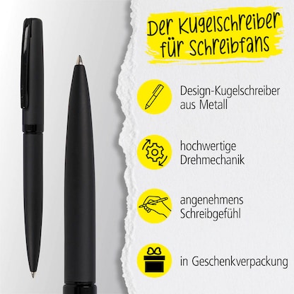Artikelbild 3 für ONLINE® Kugelschreiber Eleganza schwarz, Schreibfarbe: schwarz, 1 St., Artikelnummer 617256