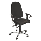 Artikelbild 1 für Topstar Bürostuhl Sitness® 10, SI59UG20 Stoff schwarz, Gestell chrom, Artikelnummer 970632