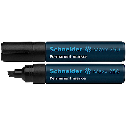 Artikelbild 23 für Schneider Maxx 250 Permanentmarker schwarz 2,0 - 7,0 mm, 1 St., Artikelnummer 779892