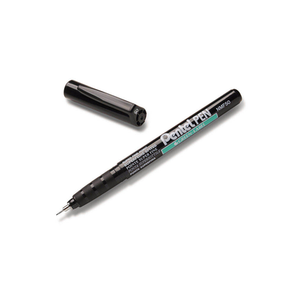 Artikelbild 22 für Pentel green Label NMF50-AO Permanentmarker schwarz 0,6 mm, 1 St., Artikelnummer 860714