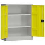 Artikelbild 1 für ClassiX Metallschrank X-530316 zinkgelb, lichtgrau 80,0 x 38,0 x 100,0 cm, aufgebaut, Artikelnummer 182289