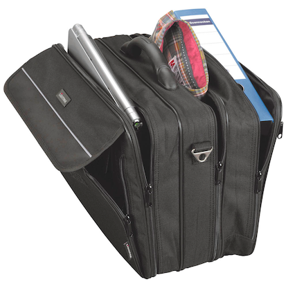 Artikelbild 2 für LIGHTPAK Laptoptasche CORNICHE Kunstfaser schwarz 46075 bis 43,2 cm (17 Zoll), Artikelnummer 483065