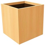 Artikelbild 1 für fm Pflanzkübel Plant Holz buche rechteckig 38,0 x 40,0 cm, Artikelnummer 269082