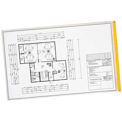 Artikelbild für EICHNER Planschutztaschen transparent/gelb, 10 St., Artikelnummer 322174