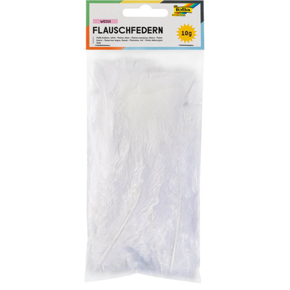 Artikelbild für folia Federn weiß Flauschfedern Weiß 10 g, Artikelnummer 963534