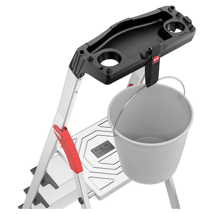 Artikelbild 5 für Hailo Stehleiter einseitig L80 ComfortLine silber 4 Stufen, H: 161,0 cm, Artikelnummer 825897