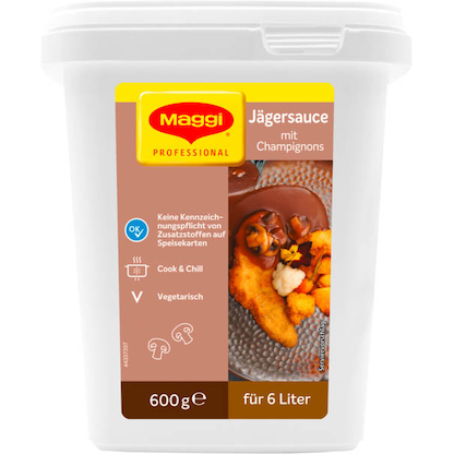 Artikelbild für Maggi® Jägersauce mit Champignons 600,0 g, Artikelnummer 610376