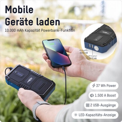 Artikelbild 3 für ANSMANN Jump Starter 10.0 Starthilfekabel, Artikelnummer 629299