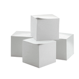 Artikelbild 1 für Notizzettel geleimt weiß 9,0 x 9,0 cm, ca. 800 Blatt, 4 Blöcke, Artikelnummer 236596