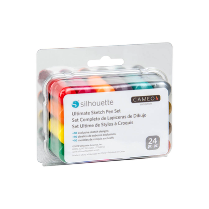 Artikelbild 2 für Silhouette KIT-PEN2-B Farbstifte für Schneideplotter farbsortiert, 24 St., Artikelnummer 502961