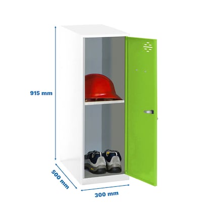 Artikelbild 2 für Simonrack Spind SIMONLOCKER DISM weiß, grün 8425437116858, 1 Schließfach 30,0 x 50,0 x 91,5 cm, Artikelnummer 354849