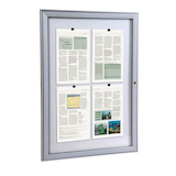 Artikelbild 1 für Showdown® Displays Schaukasten S alu 4x DIN A4, Artikelnummer 132100